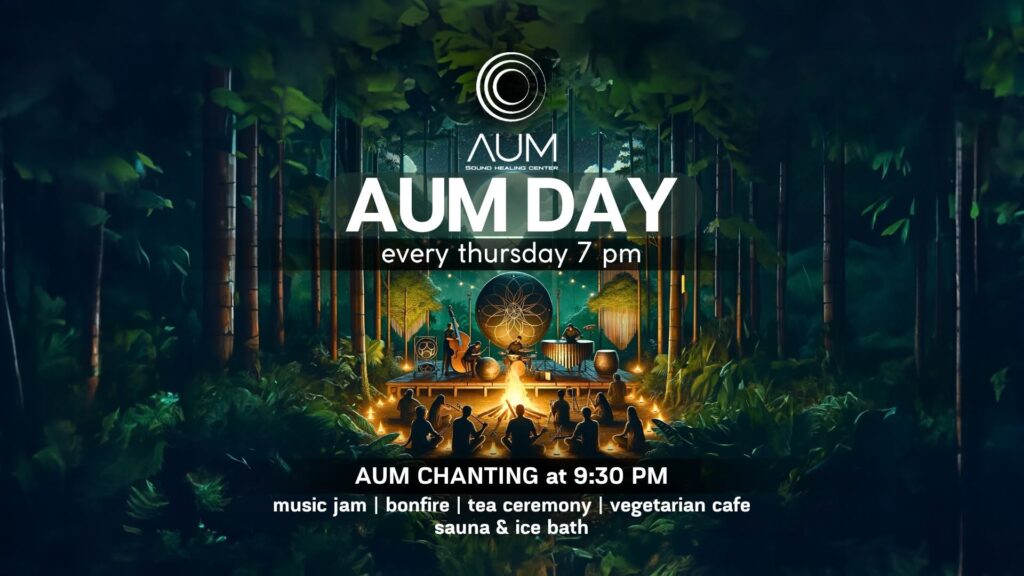 Aum Day: Sound Jam, Aum chanting, Gong meditation, Sauna & ice bath