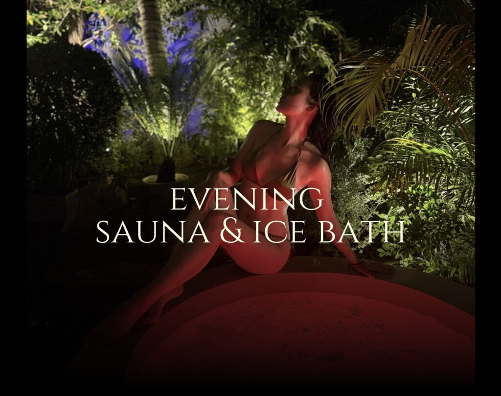Evening Sauna & Ice Bath Under The Moon