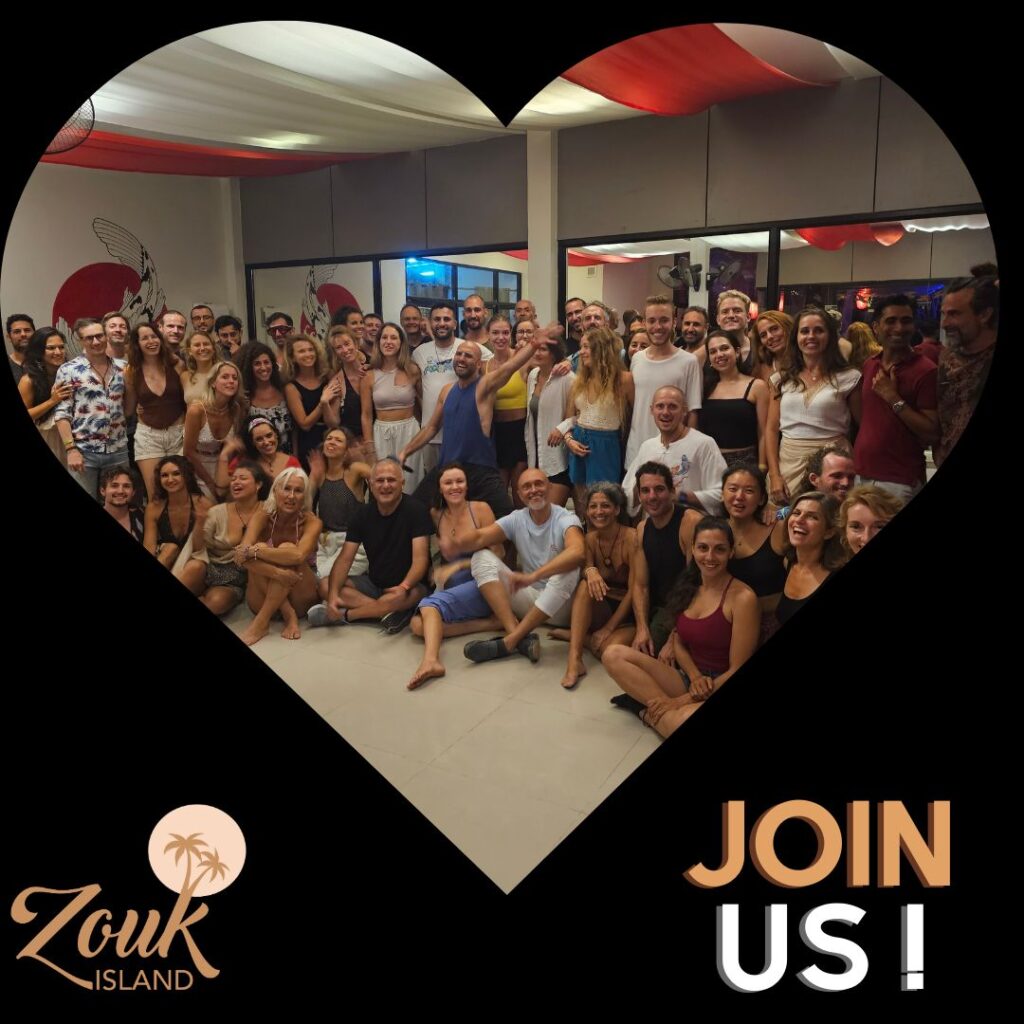 Zouk Night: 6-30pm Zouk 1st Step / 7-30pm Zouk Class / 20-45pm Social Dance