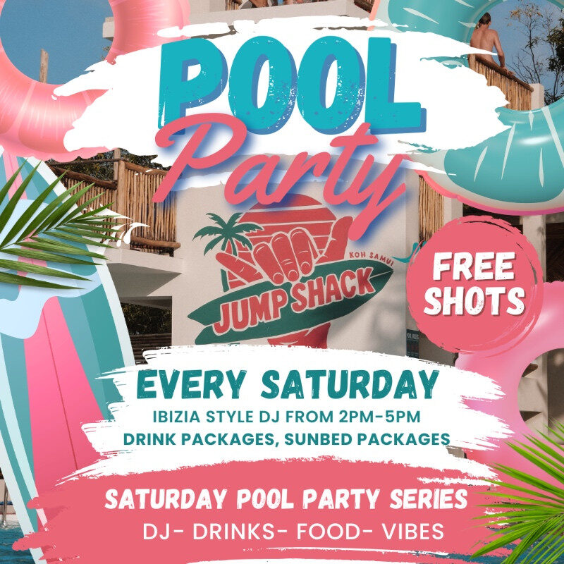 JumpShack Saturday Pool Party