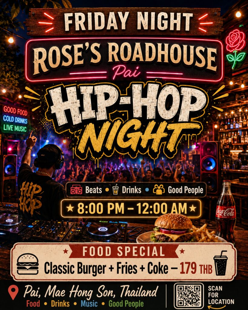 Friday Hip-Hop Night at Rose's Roadhouse