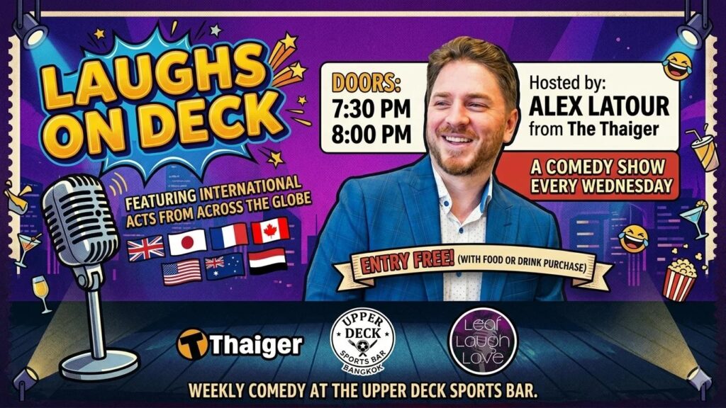 Laughs On Deck: International Stand-Up Comedy Night
