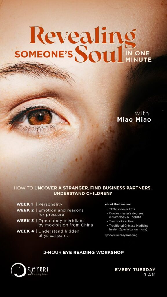 1-Minute Eye Reading and Moxa Reading Workshop