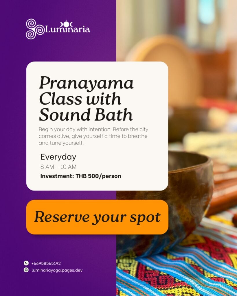 Pranayama Class with Sound Alchemy