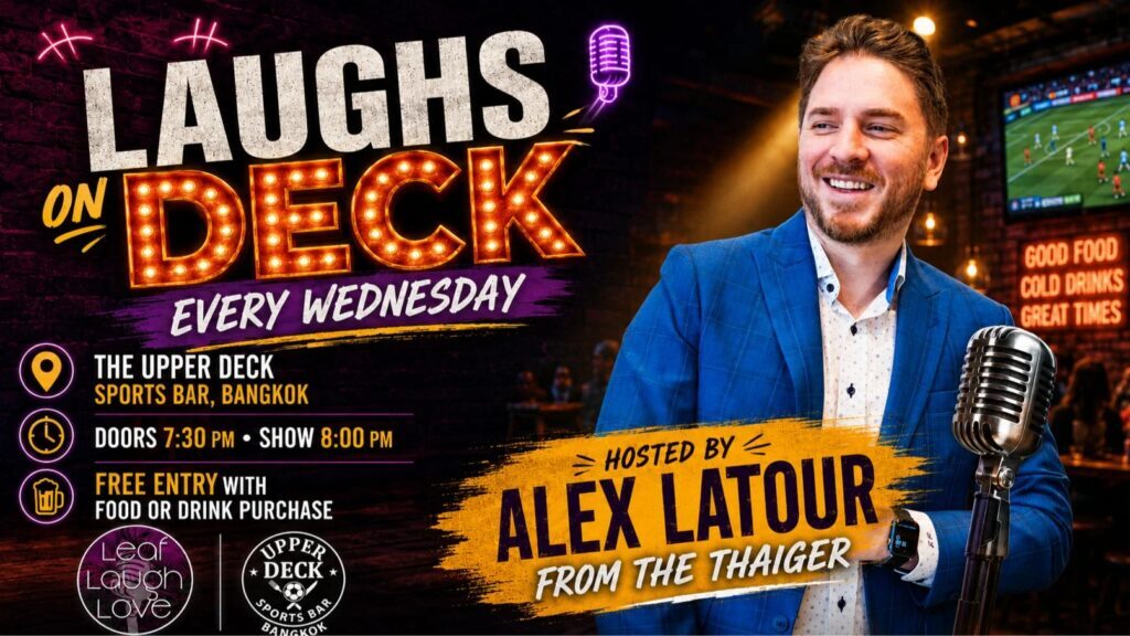 Laughs On Deck: International Stand-Up Comedy Night