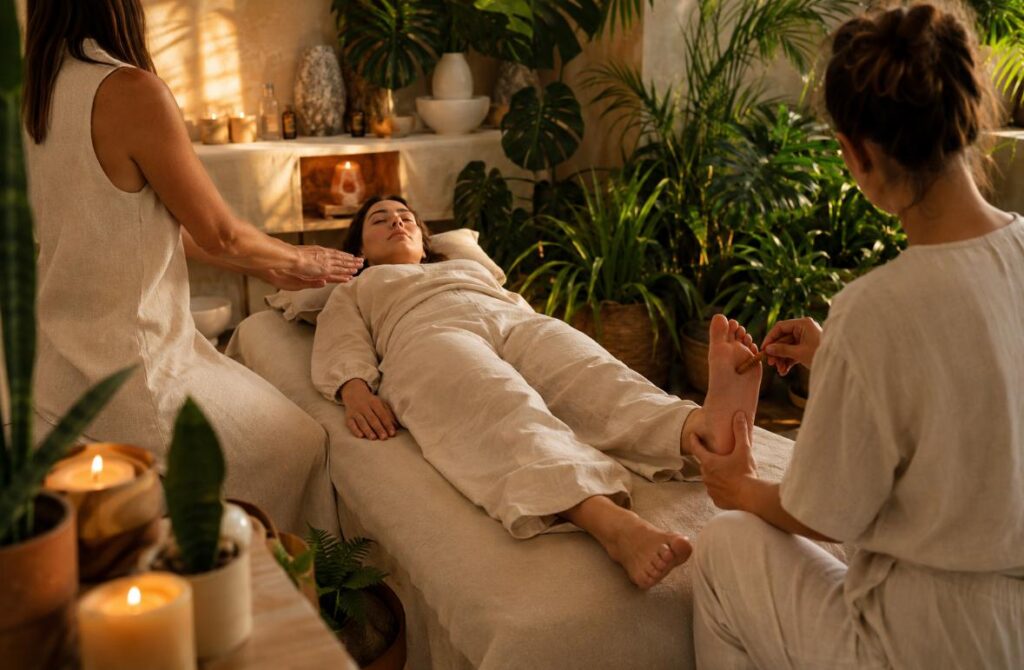 Four Hands Meridian Therapy + Reiki + Reflexology