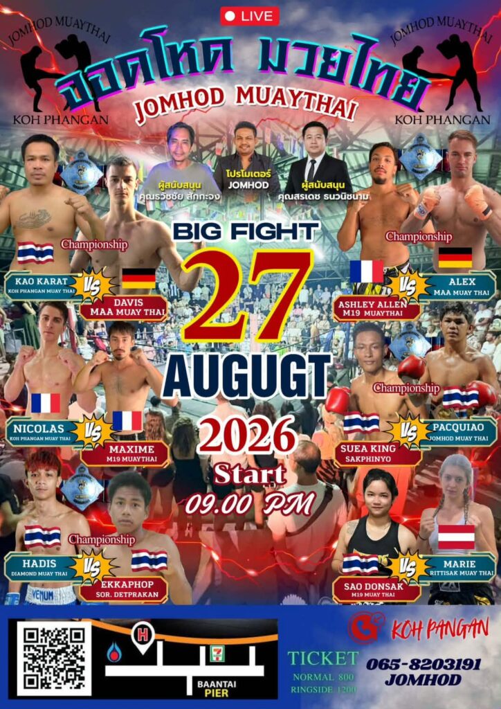 Muay Thai Boxing Fight Night