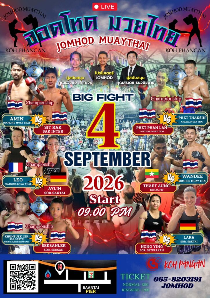 Muay Thai Boxing Fight Night