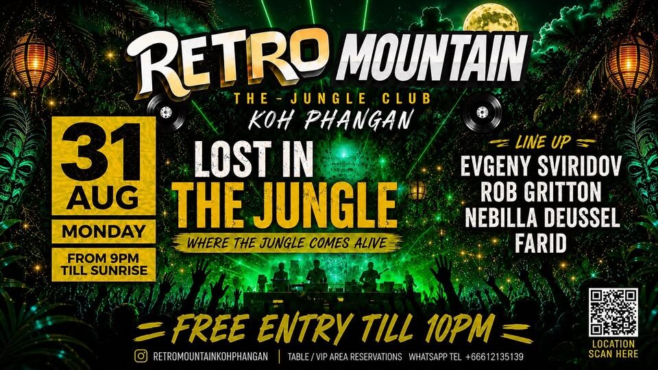 Retro Mountain: Lost in the Jungle Party