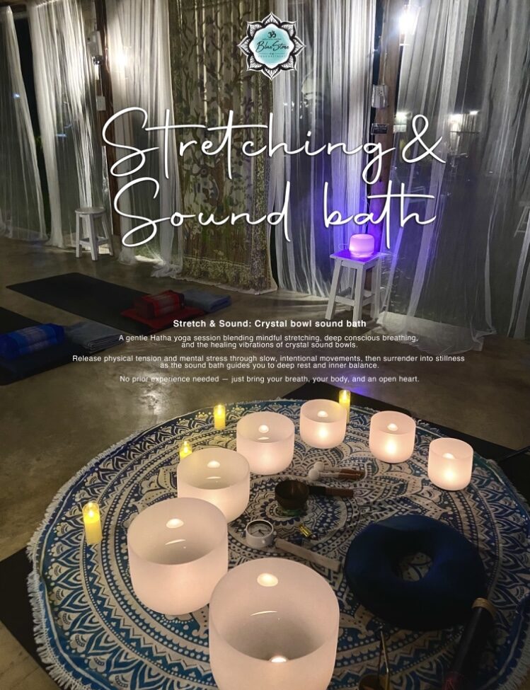 Stretching & Crystal Bowl Sound Bath