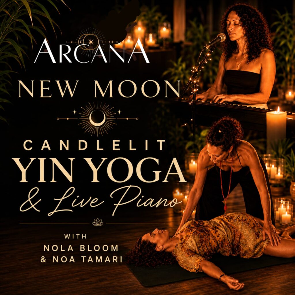 New Moon Candlelit Yin Yoga & Live Piano Journey