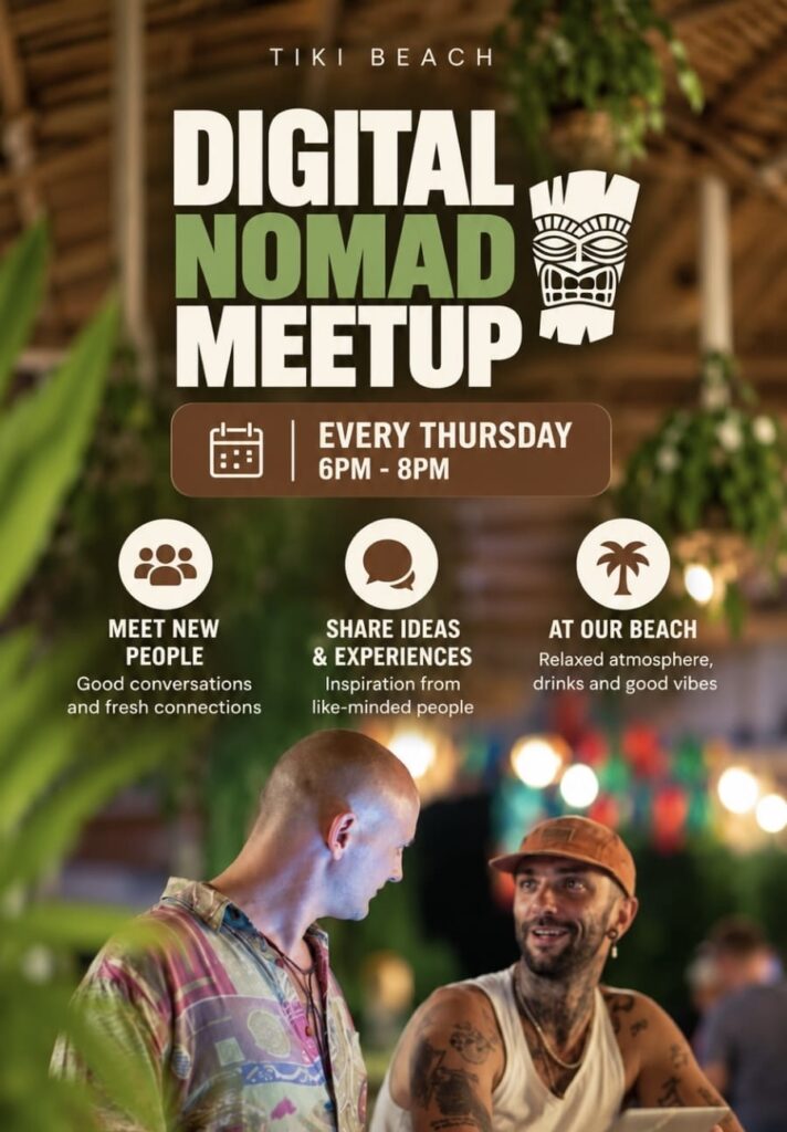 Digital Nomad Meet-Up @ Tiki Beach