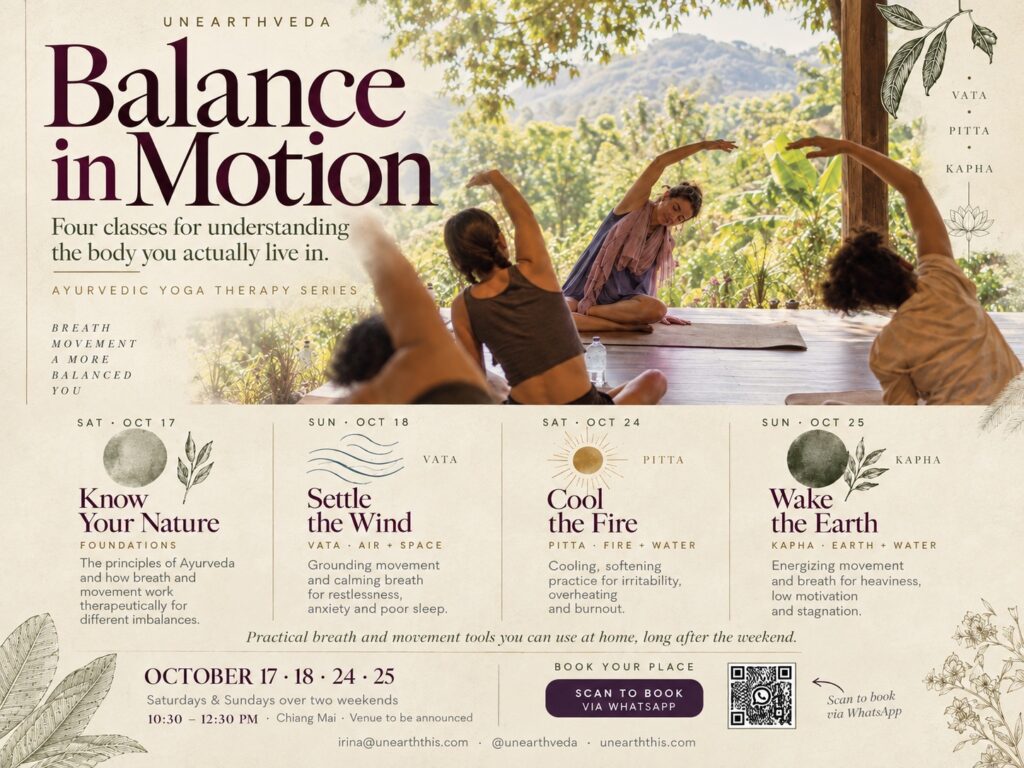 Balance in Motion: Ayurvedic Yoga Therapy Series