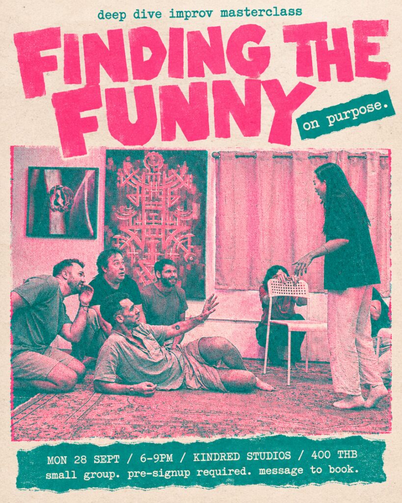 Improv Comedy Masterclass: Finding The Funny (on Purpose)