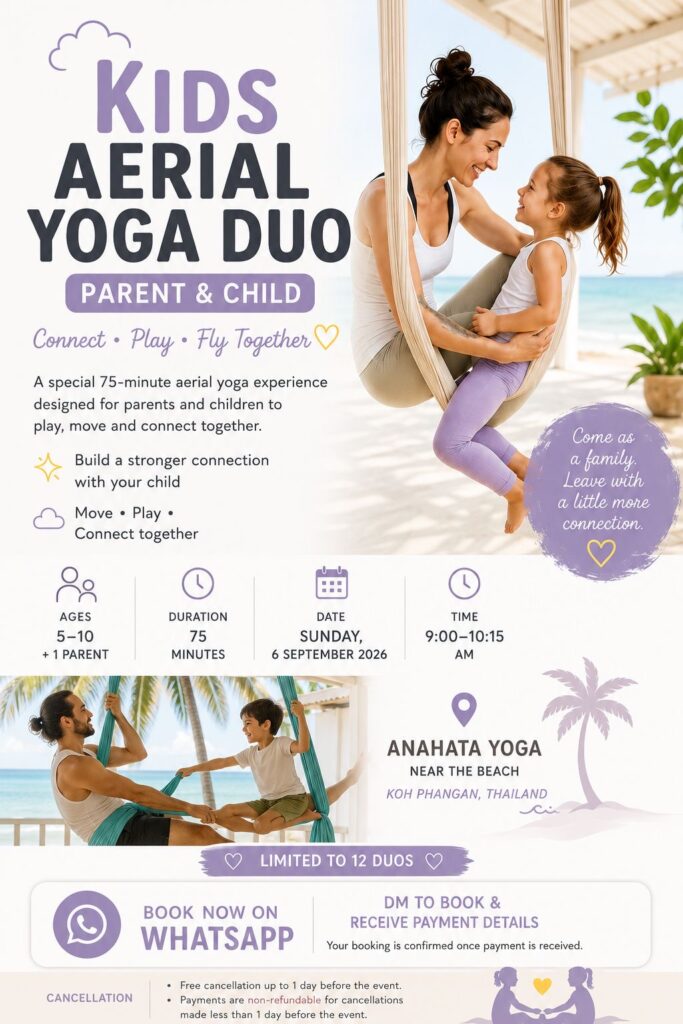 Kids Aerial Yoga Hammock Duo 1kid+Adult