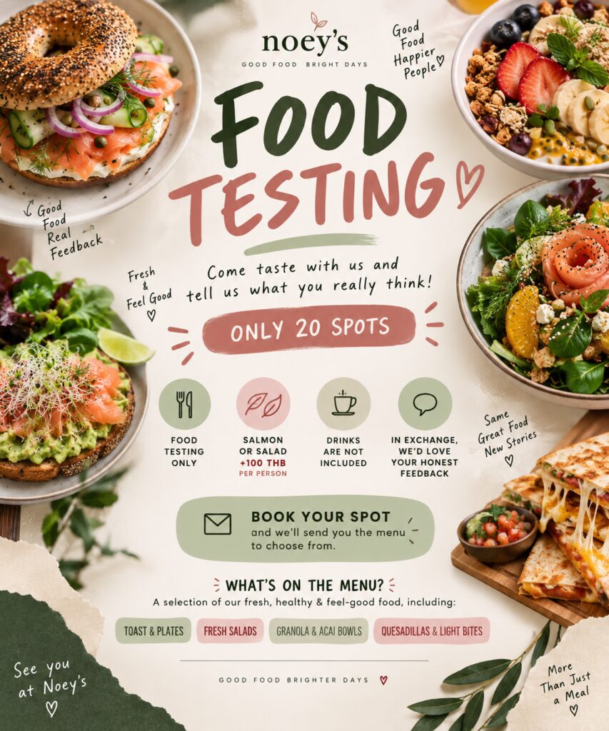 Noey's Food Testing