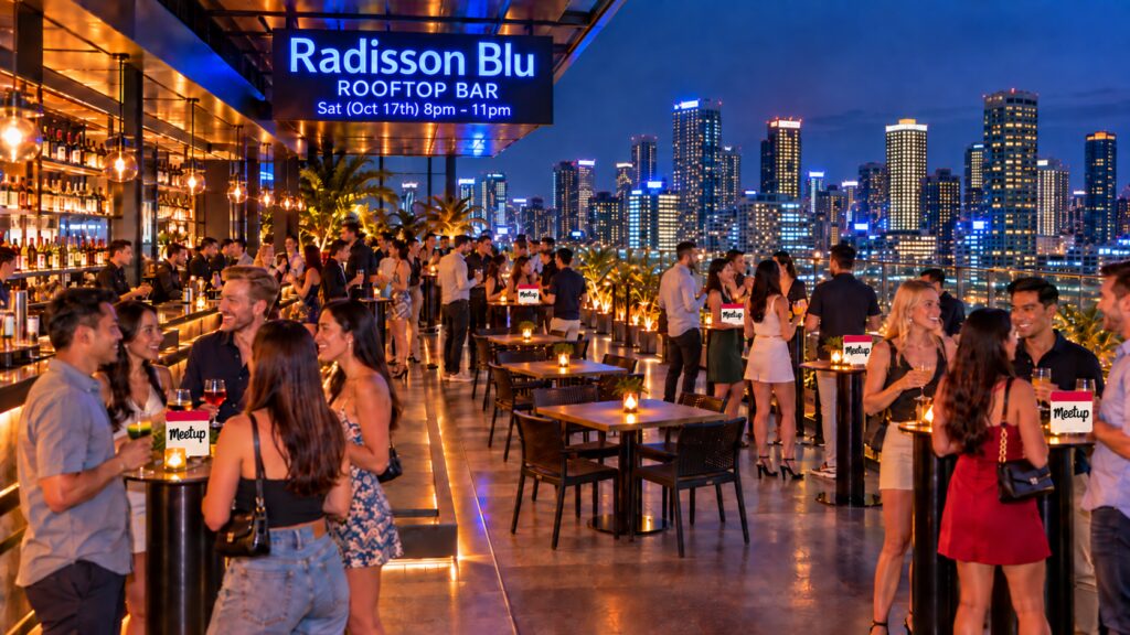 Rooftop Drinks Social Mixer @ Radisson Blu (Brewski)