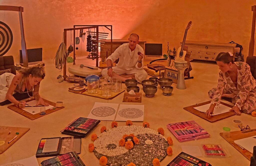 Mandala Sounds: Mandala Drawing with Live Sound Healing
