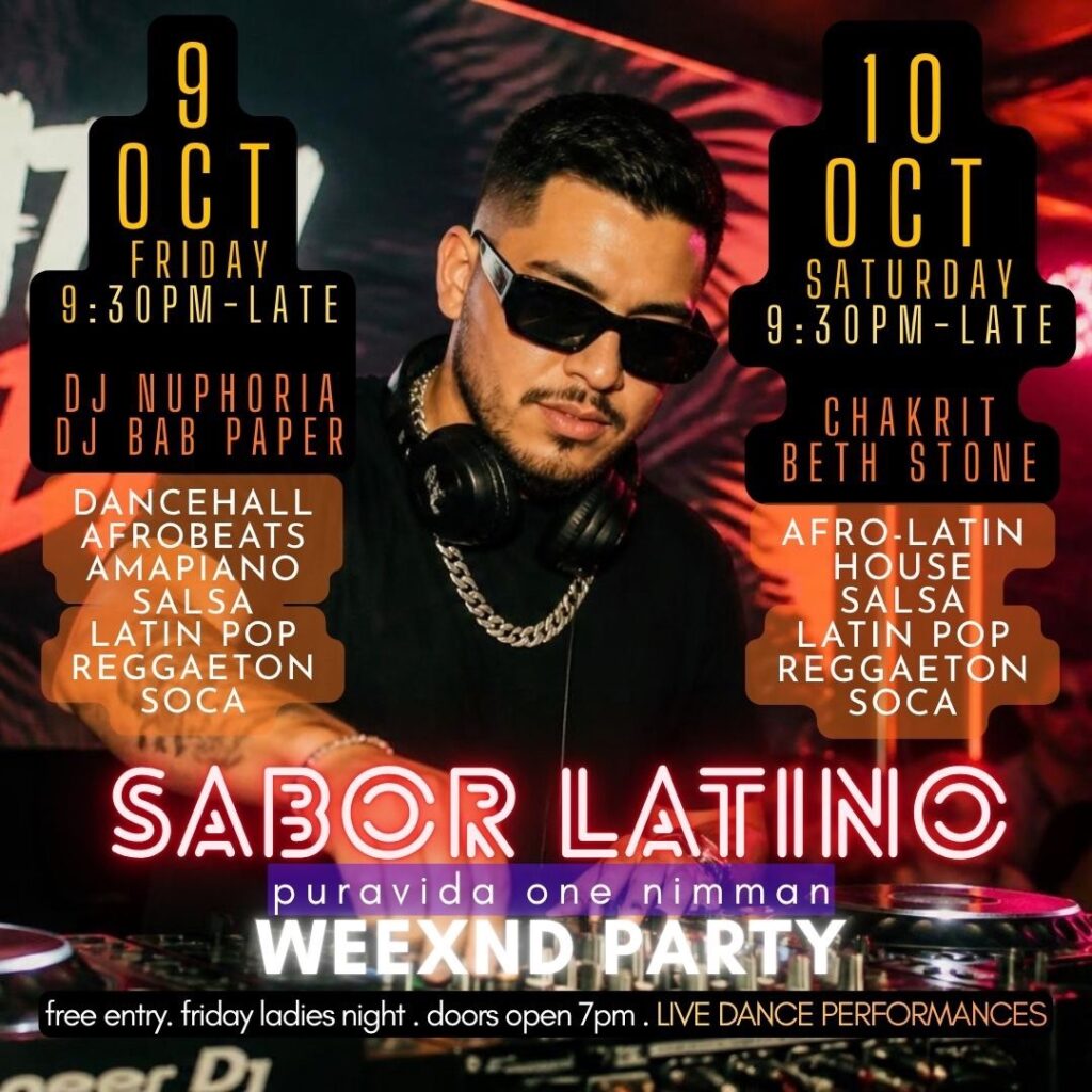 Sabor Latino Saturday Party