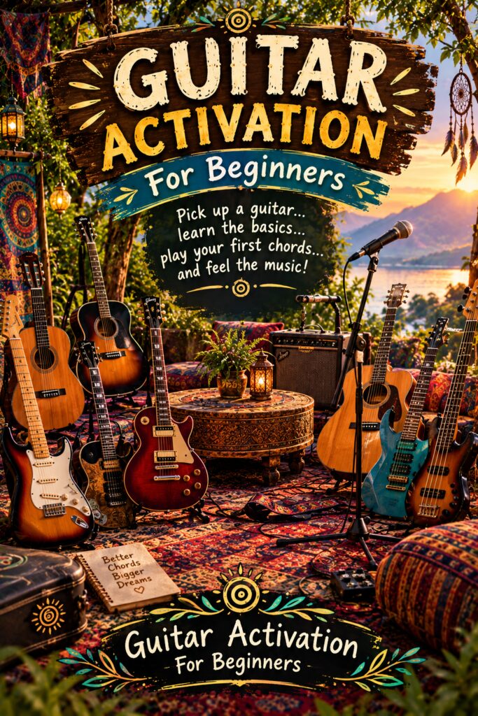 Afternoon Guitar & Tea Activation for Beginners & Tea
