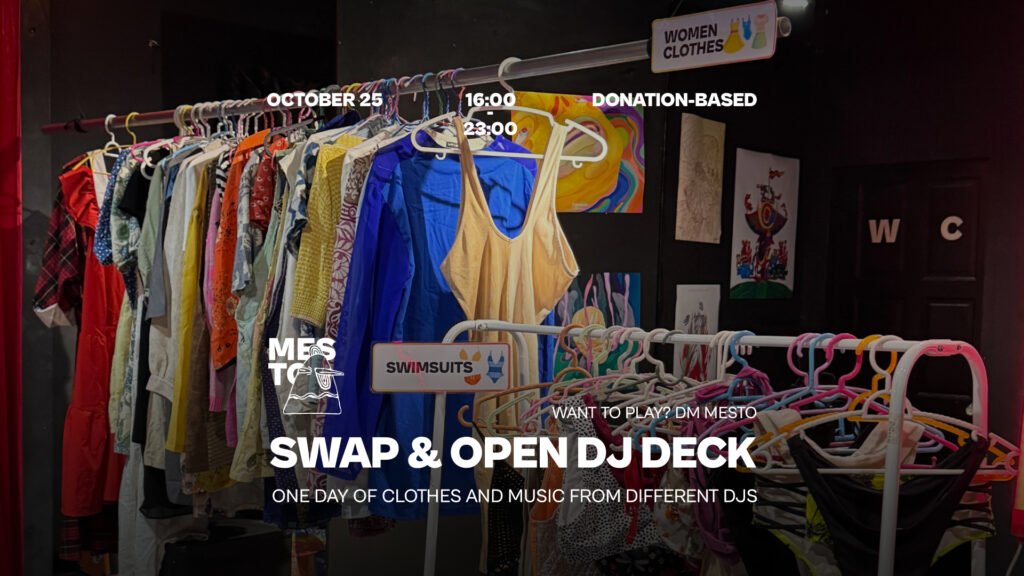 Clothes Swap + Open DJ Deck