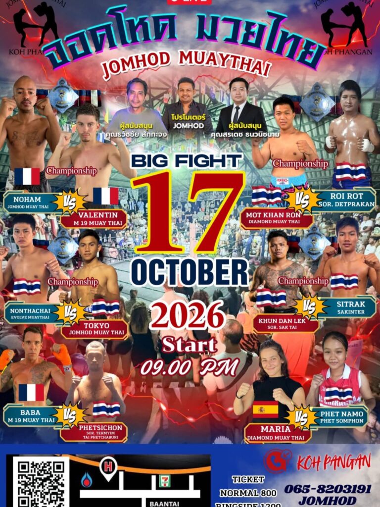 Muay Thai Boxing Fight Night
