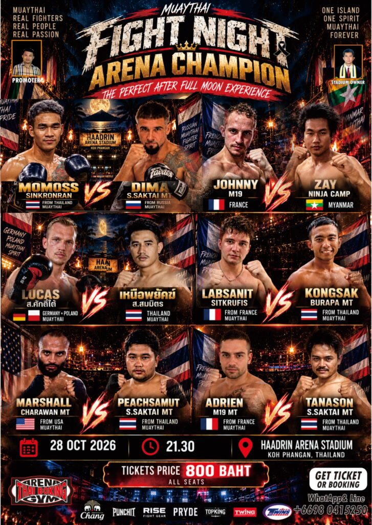 Muay Thai Boxing Fight Night