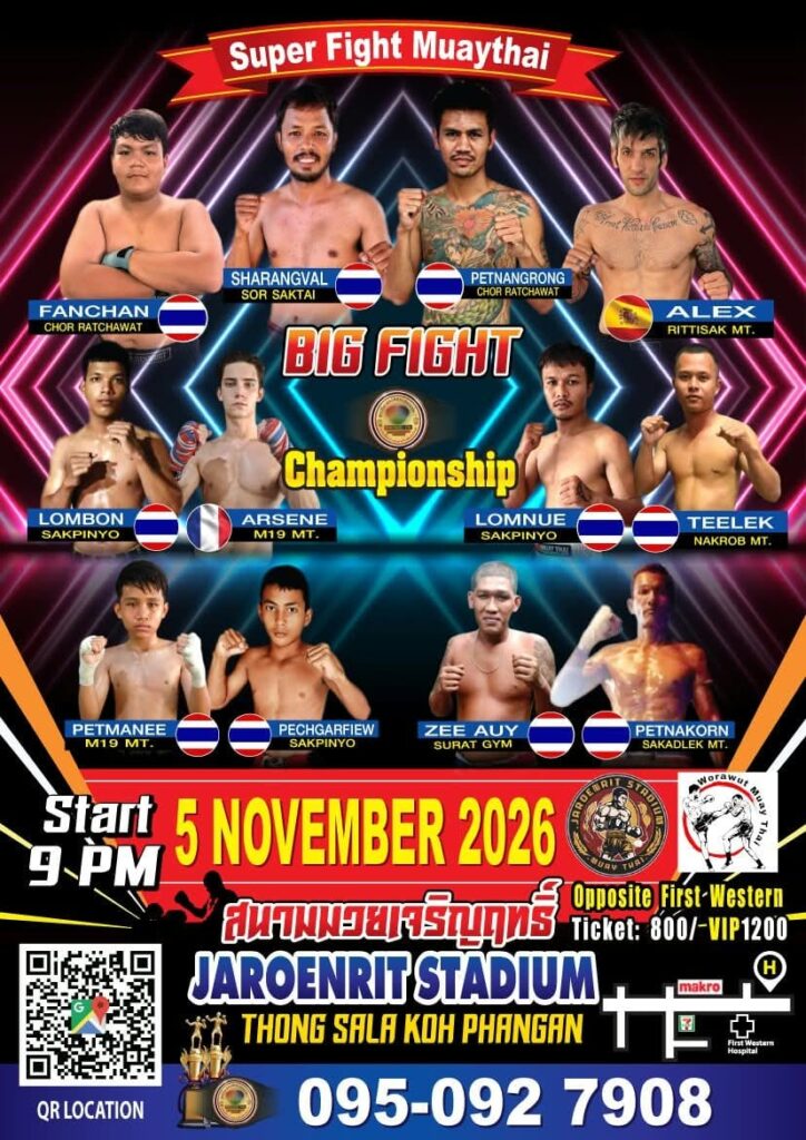 Muay Thai Boxing Fight Night