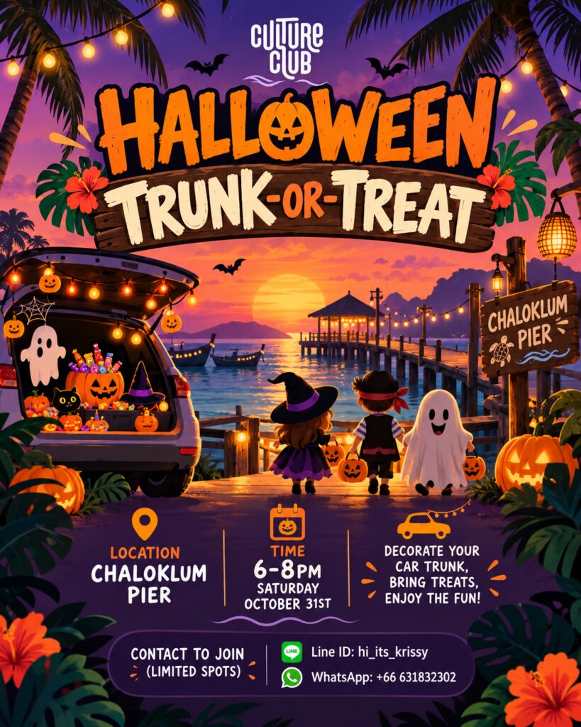 Trunk Or Treat in Chaloklum