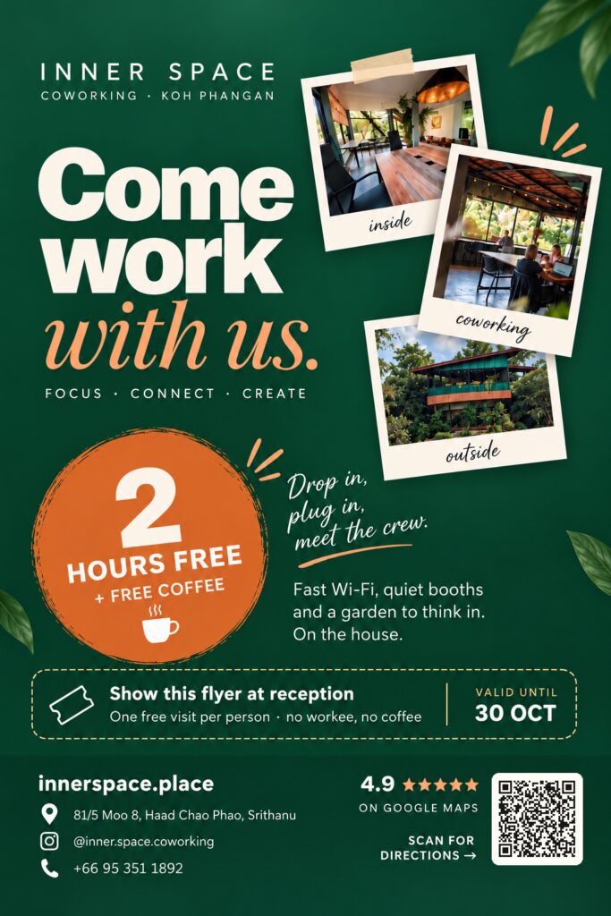 Free Coworking Trial: 2 Hours + Coffee