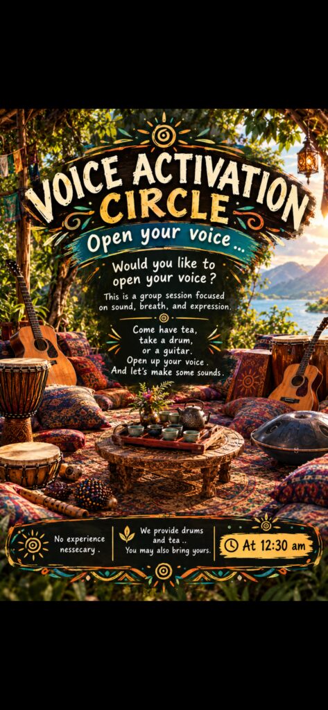 Voice Activation, Drums & Tea