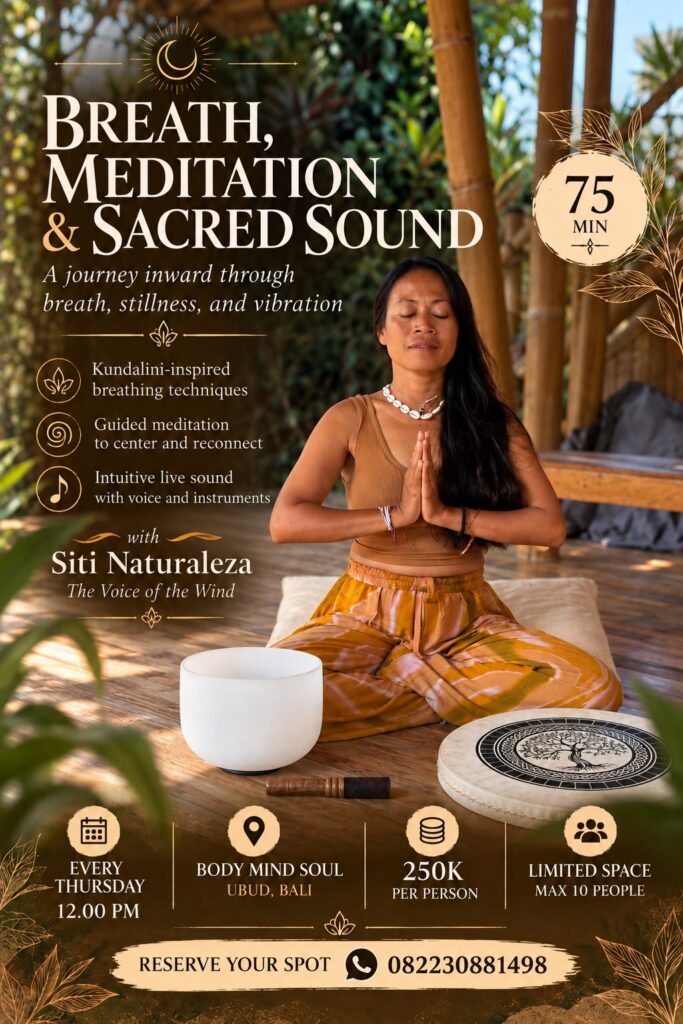 Breath, Meditation, Sacred Sound.