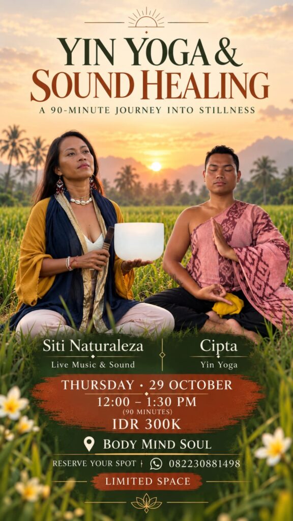Yin Yoga & Sound Healing.