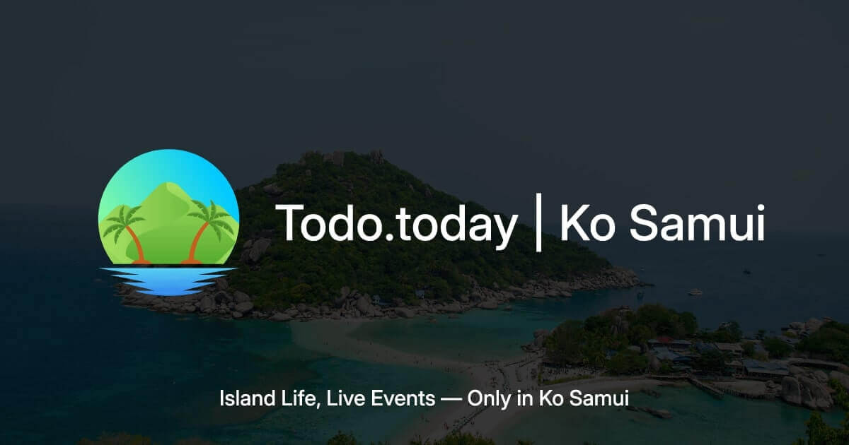 What's To Do Today in Samui | ToDo.Today.